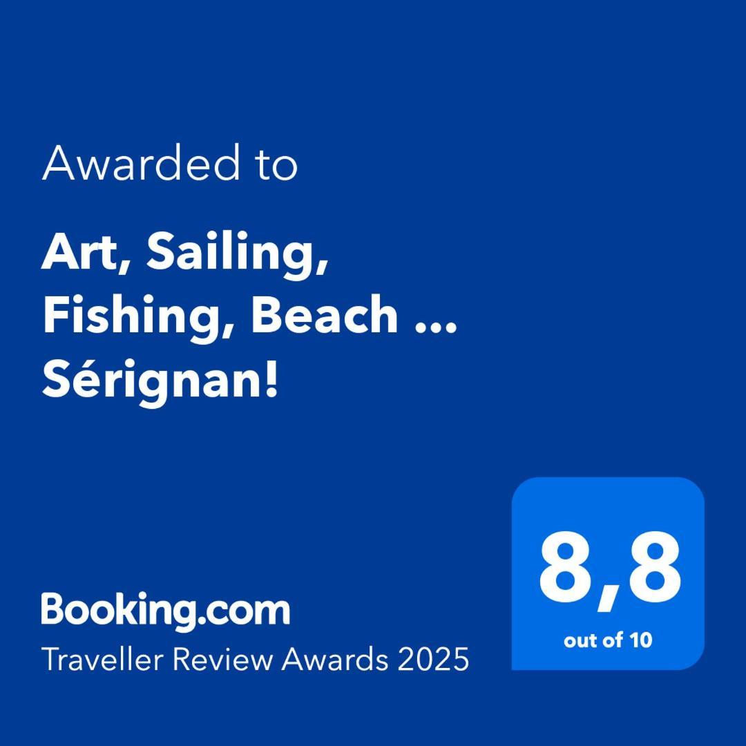 Art, Sailing, Fishing, Beach ... Serignan! Exterior foto